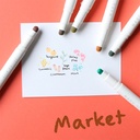 KOBARU Maru Liner Marker Set x 6 Market