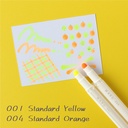 KOBARU Maru Liner Dot Marker Set x 2 Yellow/Orange