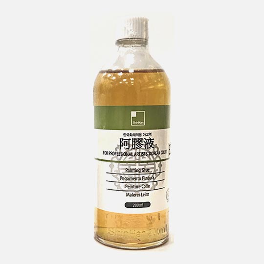 SHINHAN Korean Watercolor Painting Glue (Liquid Gelatin/Watercolor Sizing) 200ml