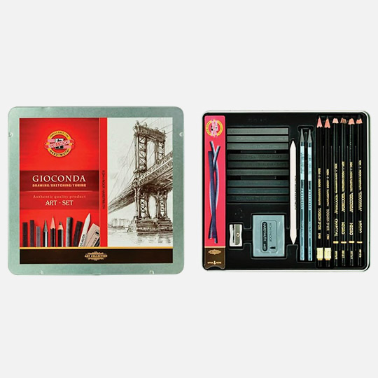 KOH-I-NOOR Gioconda Dry Media Set x 23