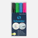 SCHNEIDER Maxx 245 Glass Board Dry Erase Marker Set 2 x 4