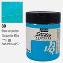 PEBEO Studio Acrylic Paint 500ml 30 Turquoise Blue