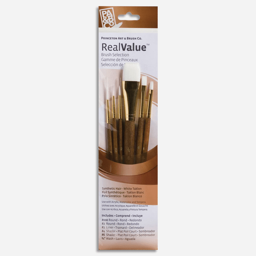 PRINCETON 9140 Real Value Brush Set x 6