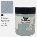 PEBEO Studio Acrylic Paint 500ml 46 Neutral Grey