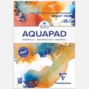 CLAIREFONTAINE Aquapad Watercolor Paper Pad Cold Press 300gsm A1 x 15