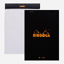 RHODIA Basics Notepad 80gsm Blank A5 x 80 Black