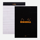 RHODIA Basics Notepad 80gsm Lined A5 x 80 Black