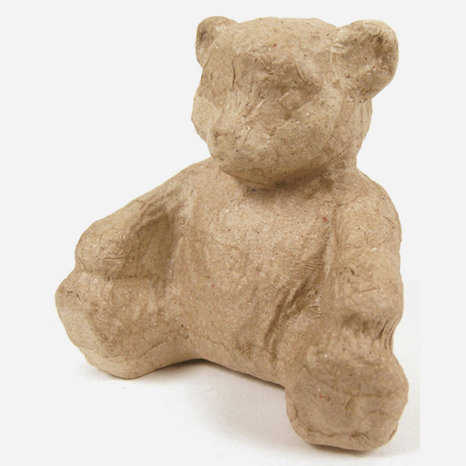 DECOPATCH Paper Mache Extra Small Sitting Bear