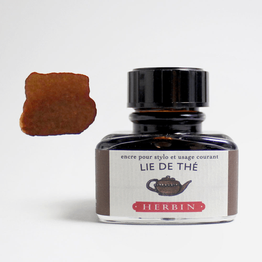 JACQUES HERBIN Fountain Pen Ink 30ml Lie De The (Tea Brown)