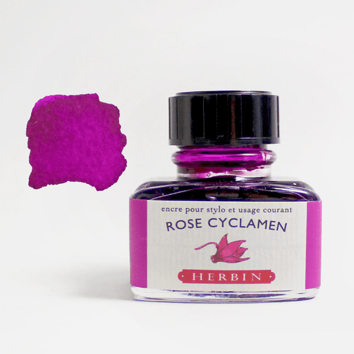 JACQUES HERBIN Fountain Pen Ink 30ml Cyclamen Pink (Rose Cyclamen)