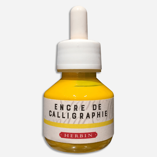 JACQUES HERBIN Calligraphy Ink 50ml Yellow