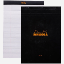 RHODIA Basics Lined Notepad 80gsm A4 x 80 Black