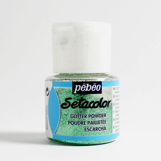 PEBEO Setacolor Glitter Powder 10g Green