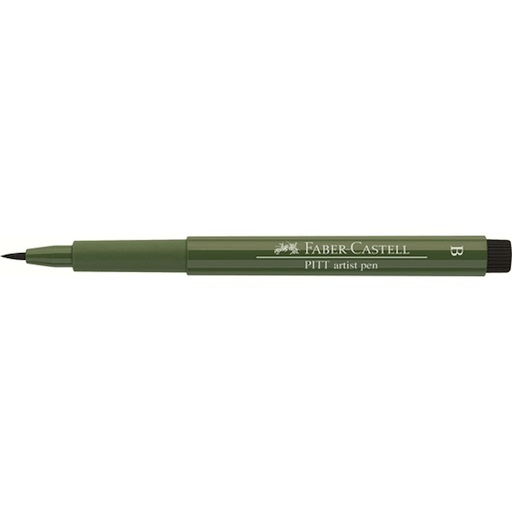 FABER-CASTELL Pitt Brush Pen Chromium Green Opaque