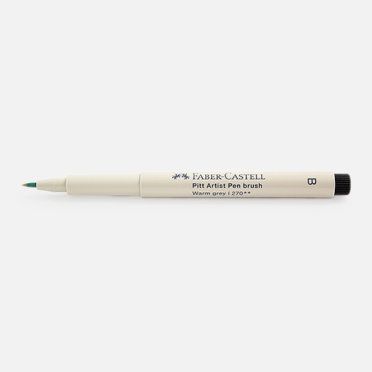 FABER-CASTELL Pitt Brush Pen Warm Grey I