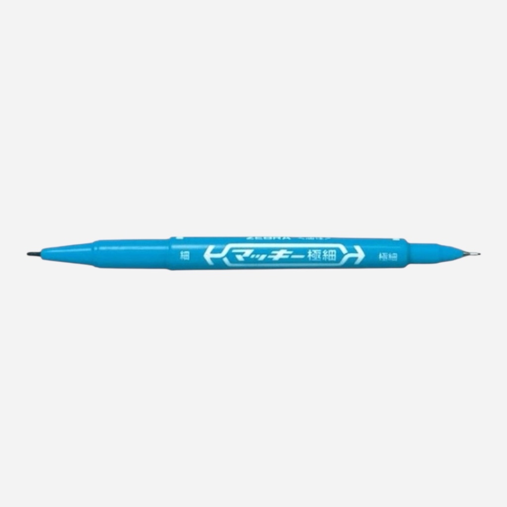 ZEBRA Mckee Permanent Marker Light Blue