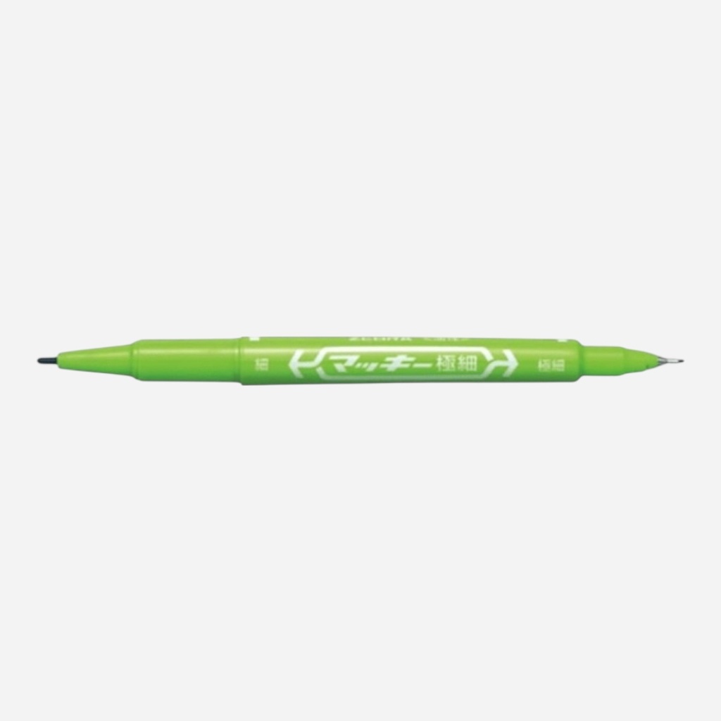 ZEBRA Mckee Permanent Marker Light Green