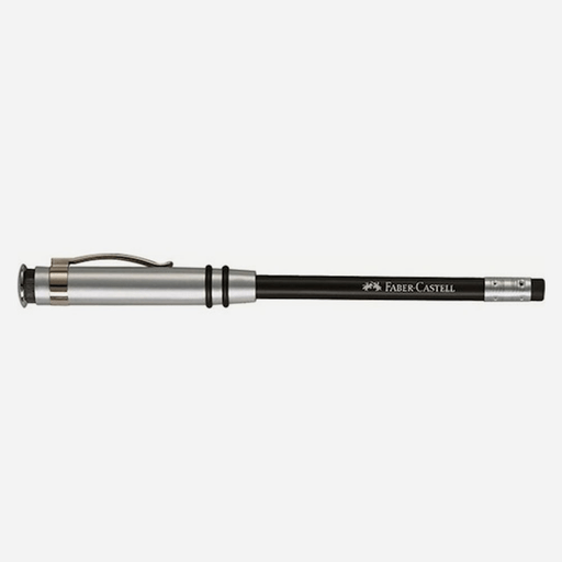 FABER-CASTELL Aluminium Extender With UFO Cap (Perfect Black Graphite Pencil B Included)