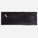RHODIA Leather Flat Pen Case Black
