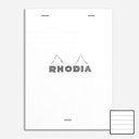 RHODIA Basics Notepad 80gsm Lined A5 x 80 White