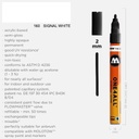 MOLOTOW One4All Acrylic Marker 2mm 160 Signal White