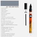 MOLOTOW One4All Acrylic Marker 2mm 203 Cool Grey Pastel