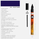 MOLOTOW One4All Acrylic Marker 2mm 043 Violet Dark