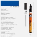 MOLOTOW One4All Acrylic Marker 1.5mm 204 True Blue