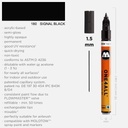 MOLOTOW One4All Acrylic Marker 1.5mm 180 Signal Black