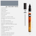 MOLOTOW One4All Acrylic Marker 1.5mm 203 Cool Grey Pastel