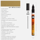 MOLOTOW One4All Acrylic Marker 1.5mm 228 Metallic Gold