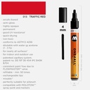 MOLOTOW One4All Acrylic Marker 4mm 013 Traffic Red