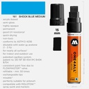 MOLOTOW One4All Acrylic Marker 15mm 161 Shock Blue Medium