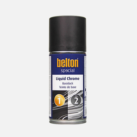 BELTON Liquid Chrome Basecoat Black 150ml