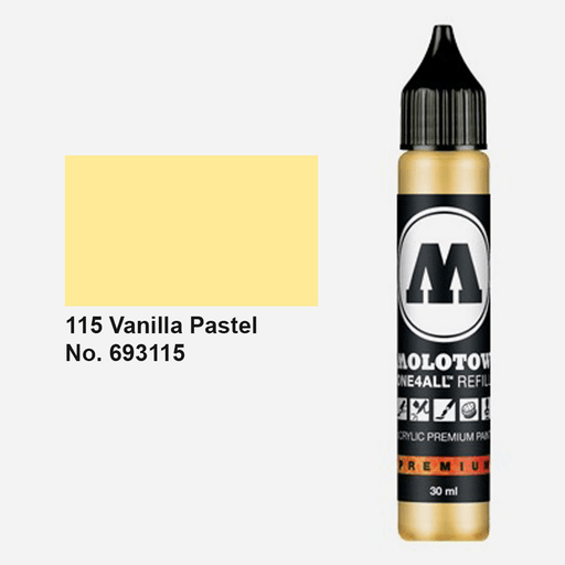 MOLOTOW One4All Acrylic Ink Refill 30ml Vanilla Pastel