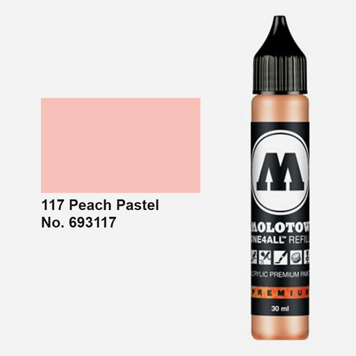 MOLOTOW One4All Acrylic Ink Refill 30ml Peach Pastel