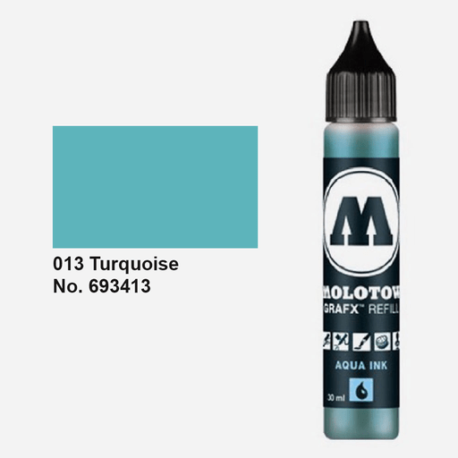MOLOTOW Aqua Ink Refill 30ml Turquoise