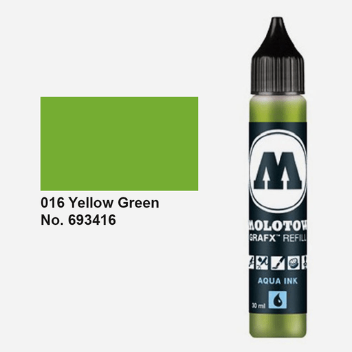 MOLOTOW Aqua Ink Refill 30ml Yellow Green