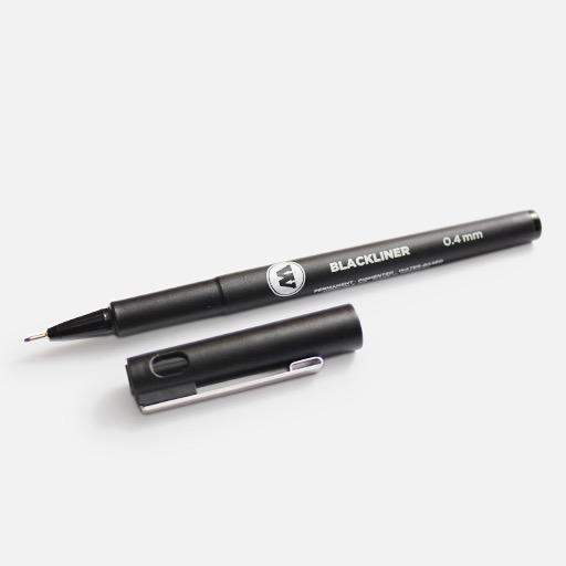 MOLOTOW Permanent Blackliner Pen 0.4mm
