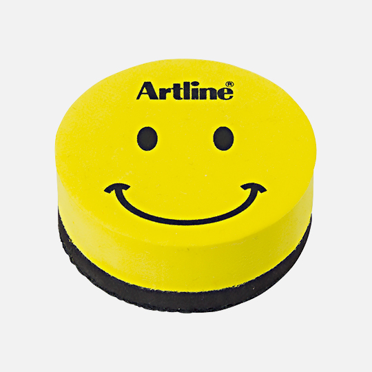 ARTLINE Magnetic Eraser Round Type Yellow