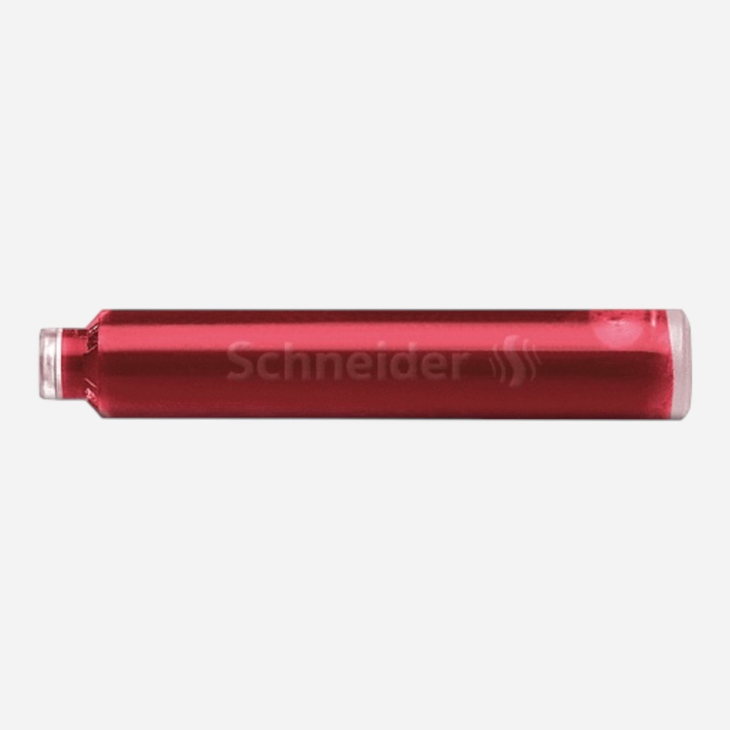SCHNEIDER Ink Cartridge Red x 6