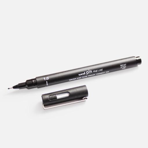 UNI Pin Drawing Pen 1.0mm Black