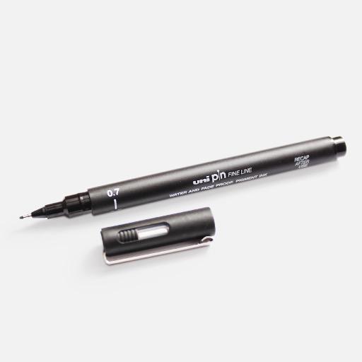 UNI Pin Drawing Pen 0.7mm Black