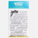 MIGHTY HANDS Clear Stamp 4” x 6” You Words