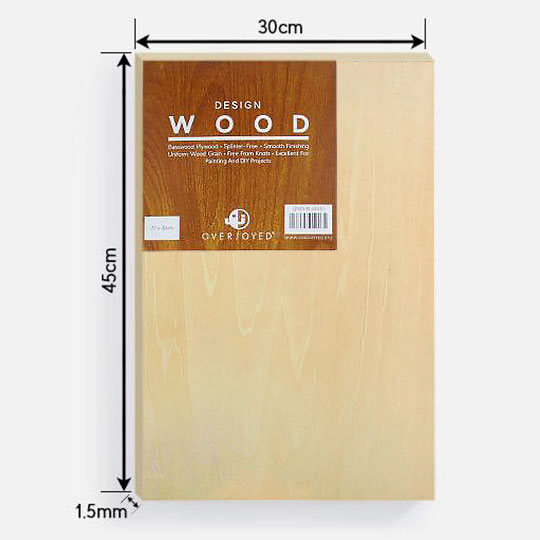 OVJ Basswood Plywood 1.5mm A3