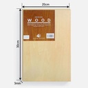 OVJ Basswood Plywood 3mm A4