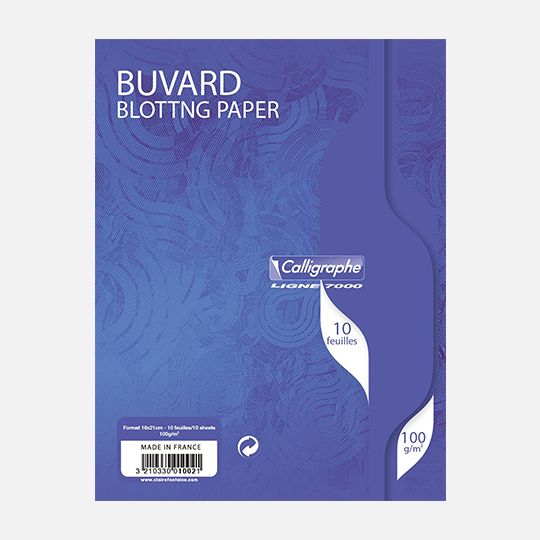 CLAIREFONTAINE Calligraphy Blotting Paper 100gsm 16cm x 21cm x 10