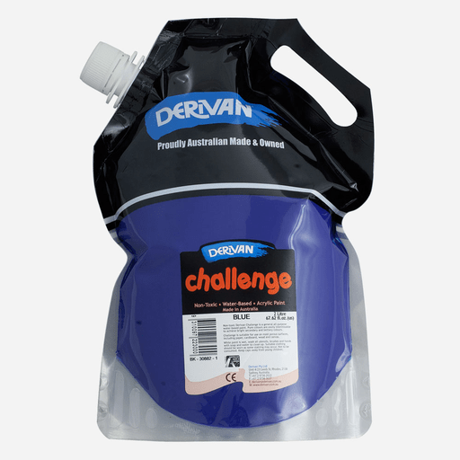 DERIVAN Challenge Acrylic Paint 2000ml Blue