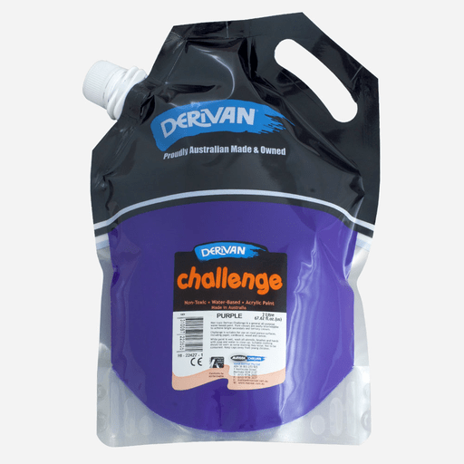 DERIVAN Challenge Acrylic Paint 2000ml Purple