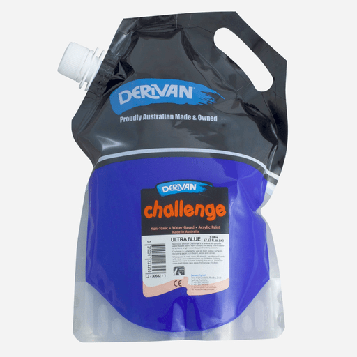 DERIVAN Challenge Acrylic Paint 2000ml Ultra Blue